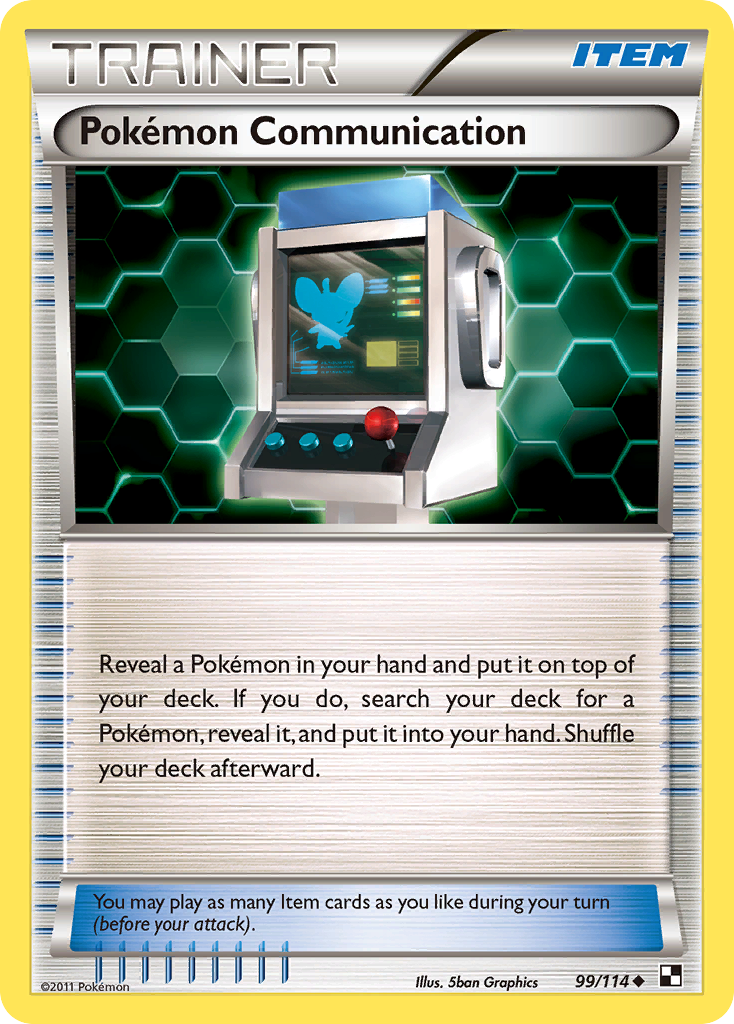 Pokemon Communication (99/114) [Black & White: Base Set] | Galactic Gamez