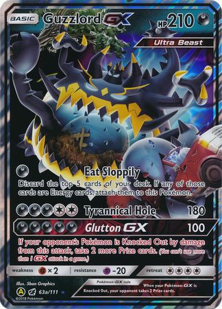 Guzzlord GX (63a/111) (Jumbo Card) [Sun & Moon: Crimson Invasion] | Galactic Gamez