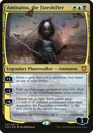 Aminatou, the Fateshifter (Commander 2018) [Commander 2018 Oversized] | Galactic Gamez