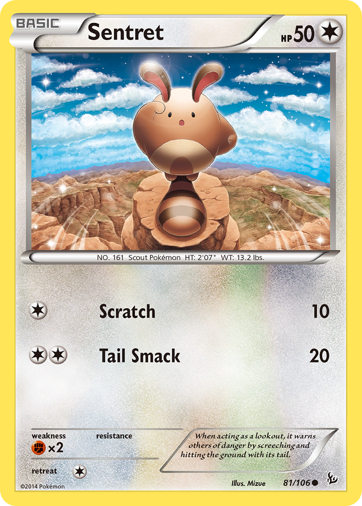 Sentret (81/106) [XY: Flashfire] | Galactic Gamez