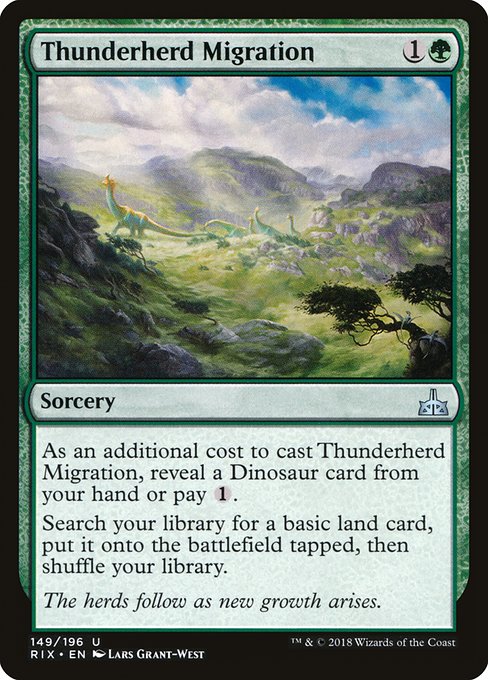 Thunderherd Migration [Rivals of Ixalan] | Galactic Gamez