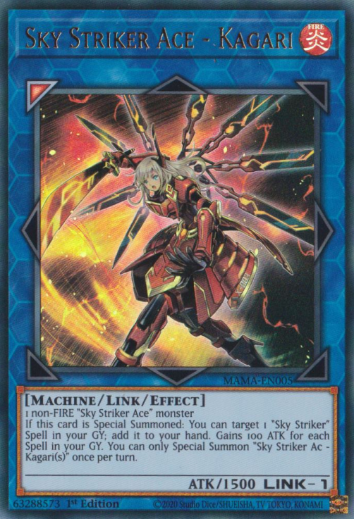 Sky Striker Ace - Kagari [MAMA-EN005] Ultra Rare | Galactic Gamez