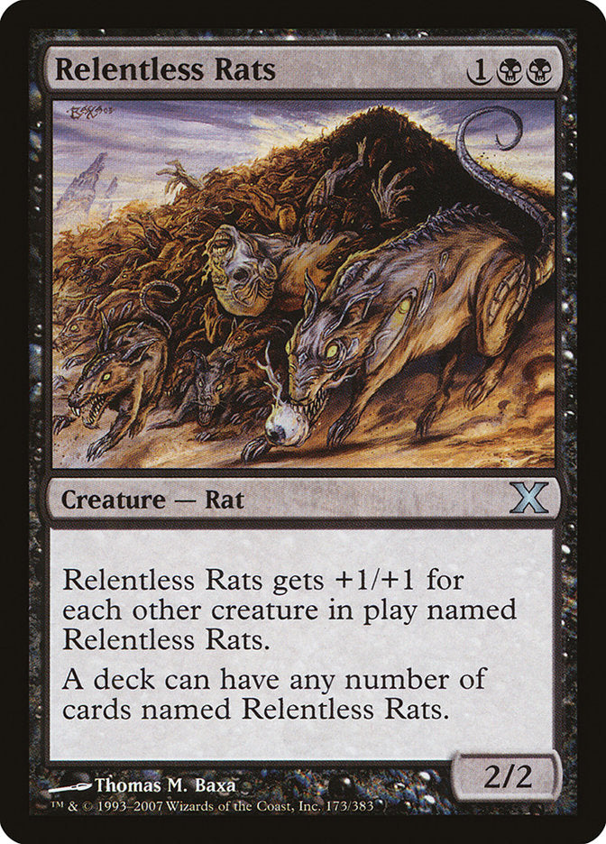 Relentless Rats [Tenth Edition] | Galactic Gamez