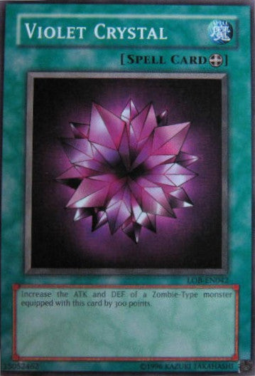 Violet Crystal [LOB-EN042] Common | Galactic Gamez