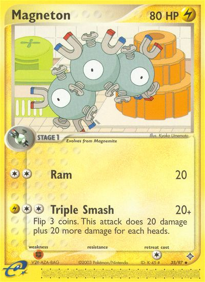 Magneton (35/97) [EX: Dragon] | Galactic Gamez