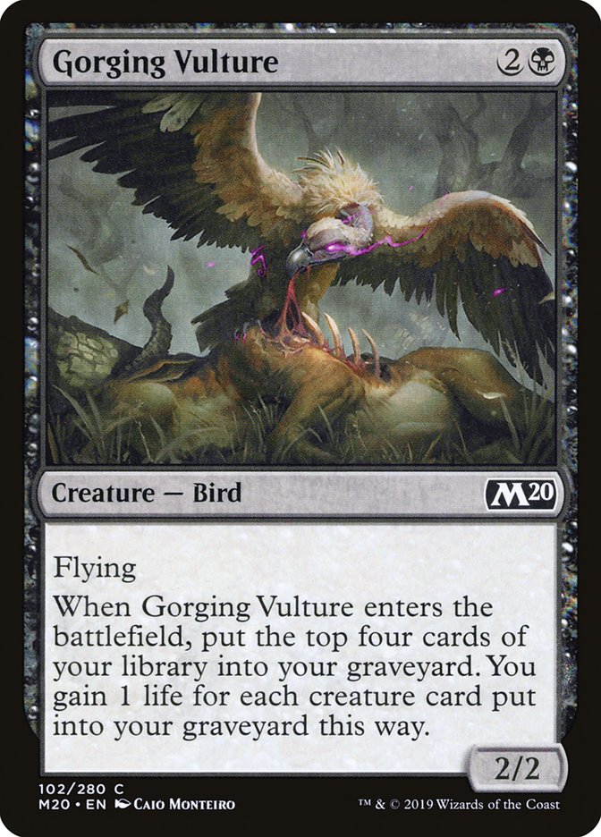 Gorging Vulture [Core Set 2020] | Galactic Gamez