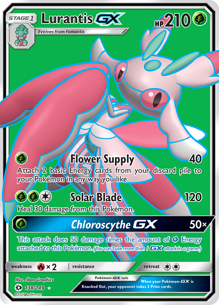 Lurantis GX (138/149) [Sun & Moon: Base Set] | Galactic Gamez