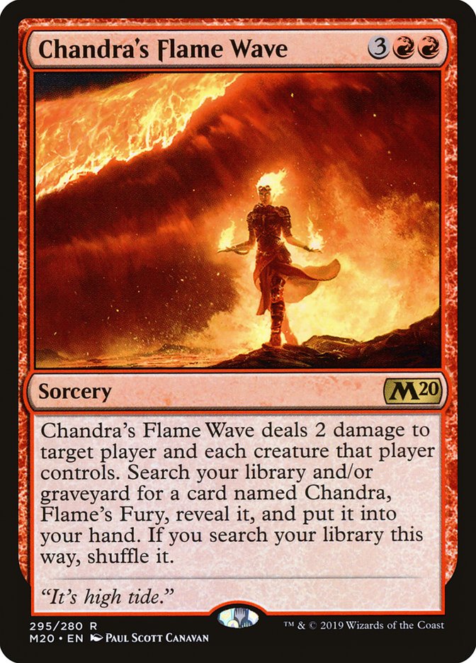Chandra's Flame Wave [Core Set 2020] | Galactic Gamez
