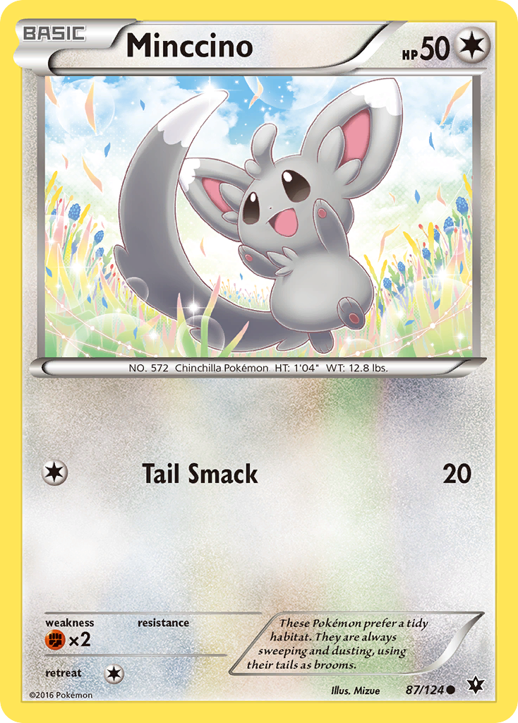 Minccino (87/124) [XY: Fates Collide] | Galactic Gamez