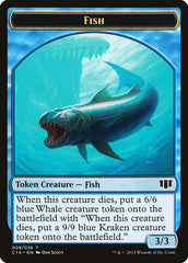 Fish // Zombie (011/036) Double-sided Token [Commander 2014 Tokens] | Galactic Gamez