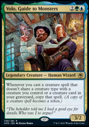 Volo, Guide to Monsters (Promo Pack) [Dungeons & Dragons: Adventures in the Forgotten Realms Promos] | Galactic Gamez