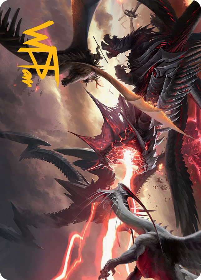 Invasion of Tarkir Art Card (Gold-Stamped Signature) [March of the Machine Art Series] | Galactic Gamez