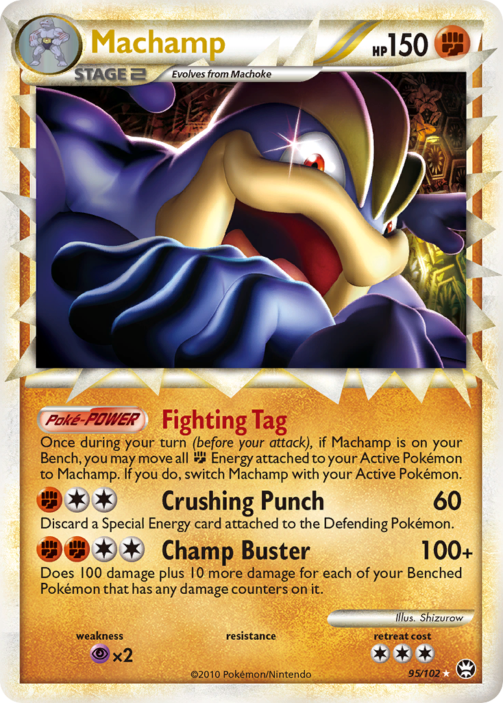 Machamp (95/102) [HeartGold & SoulSilver: Triumphant] | Galactic Gamez