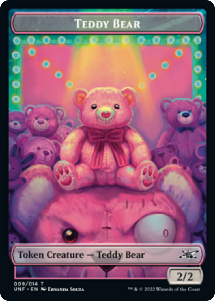 Teddy Bear // Treasure (013) Double-sided Token [Unfinity Tokens] | Galactic Gamez