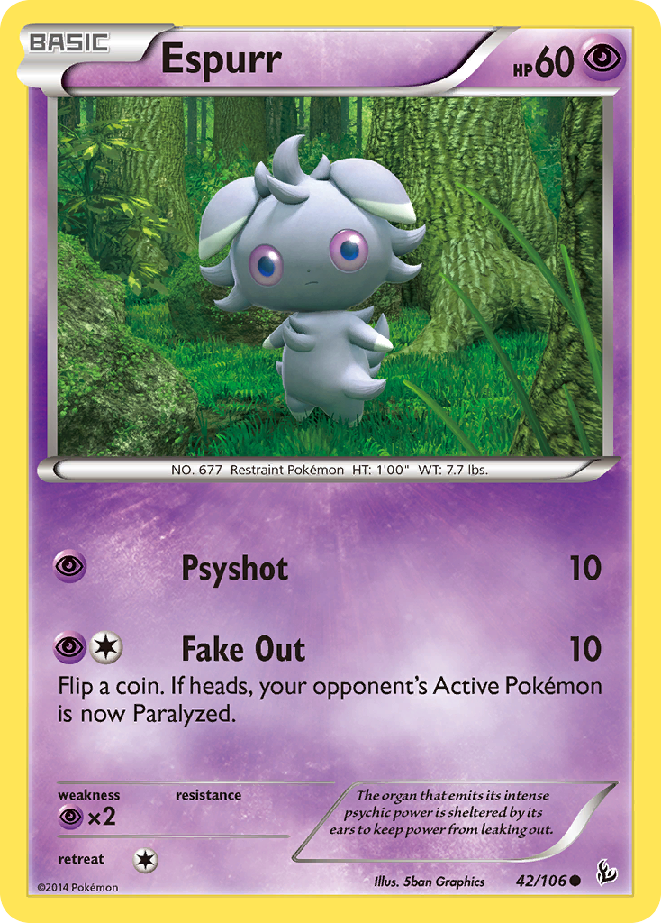 Espurr (42/106) [XY: Flashfire] | Galactic Gamez