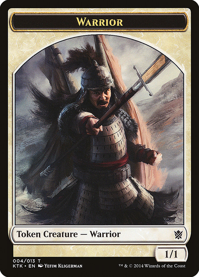 Warrior (004/013) [Khans of Tarkir Tokens] | Galactic Gamez