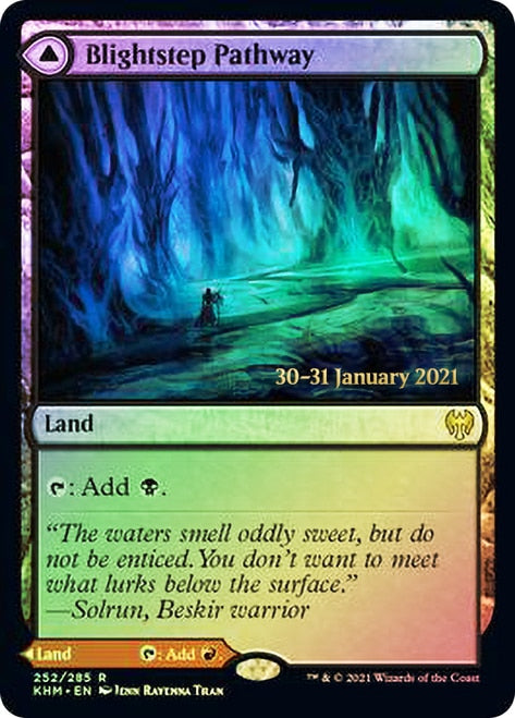 Blightstep Pathway // Searstep Pathway  [Kaldheim Prerelease Promos] | Galactic Gamez