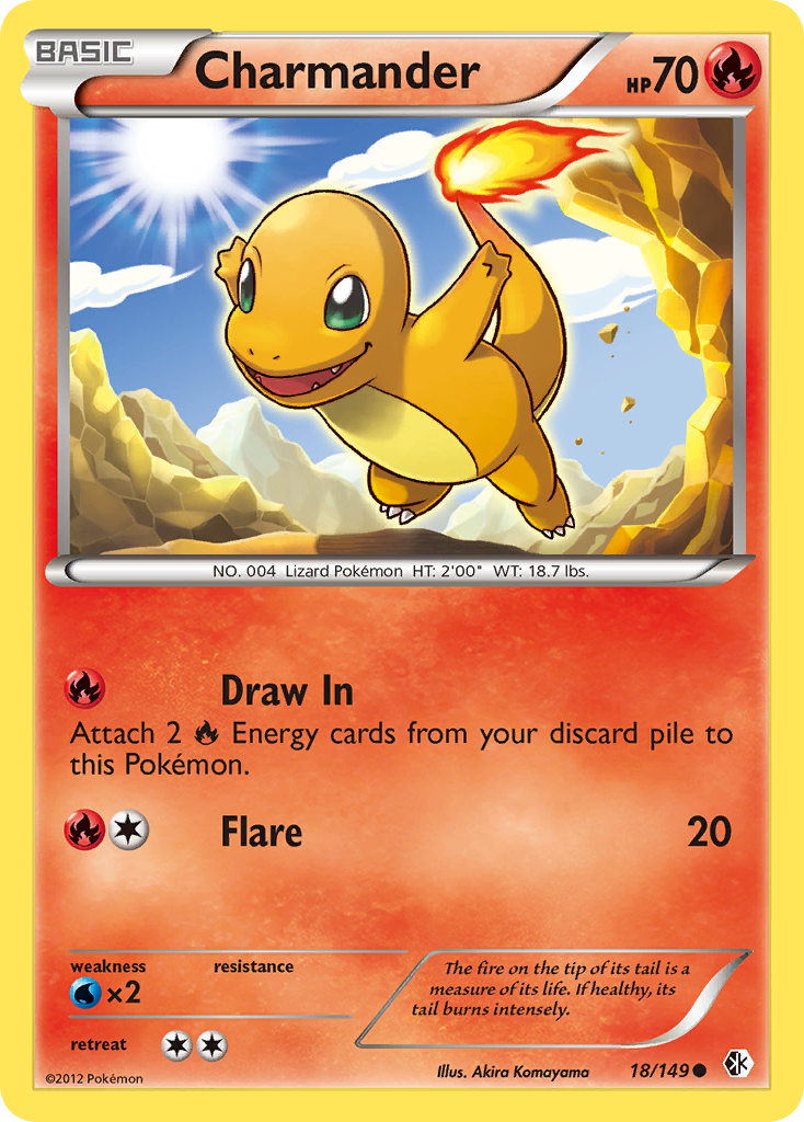 Charmander (18/149) [Black & White: Boundaries Crossed] | Galactic Gamez