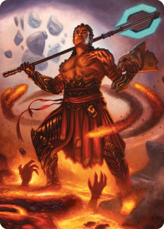 Koth, Fire of Resistance Art Card [Phyrexia: All Will Be One Art Series] | Galactic Gamez