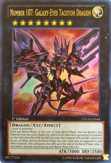 Number 107: Galaxy-Eyes Tachyon Dragon [LTGY-EN044] Ultra Rare | Galactic Gamez