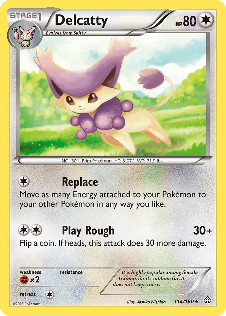 Delcatty (114/160) [XY: Primal Clash] | Galactic Gamez