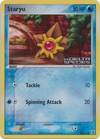 Staryu (84/113) (Stamped) [EX: Delta Species] | Galactic Gamez