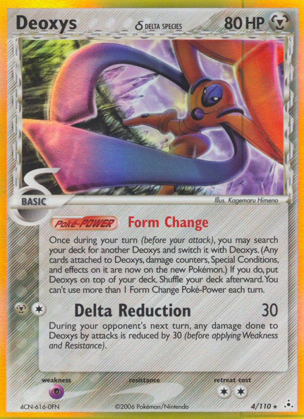 Deoxys (4/110) (Delta Species) [EX: Holon Phantoms] | Galactic Gamez