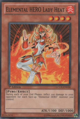 Elemental HERO Lady Heat [LCGX-EN038] Common | Galactic Gamez