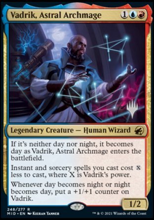 Vadrik, Astral Archmage (Promo Pack) [Innistrad: Midnight Hunt Promos] | Galactic Gamez