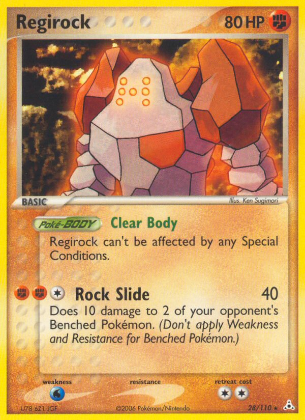 Regirock (28/110) [EX: Holon Phantoms] | Galactic Gamez