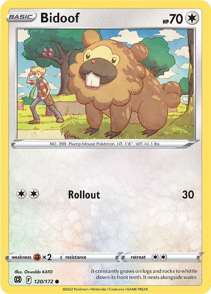 Bidoof (120/172) [Sword & Shield: Brilliant Stars] | Galactic Gamez