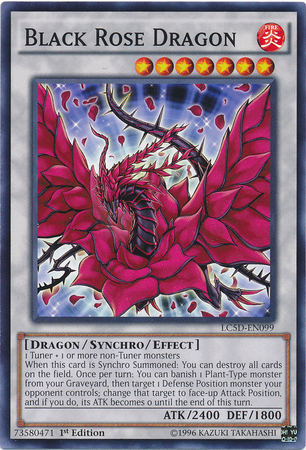 Black Rose Dragon [LC5D-EN099] Common | Galactic Gamez