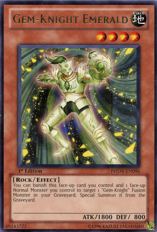 Gem-Knight Emerald [PHSW-EN096] Rare | Galactic Gamez