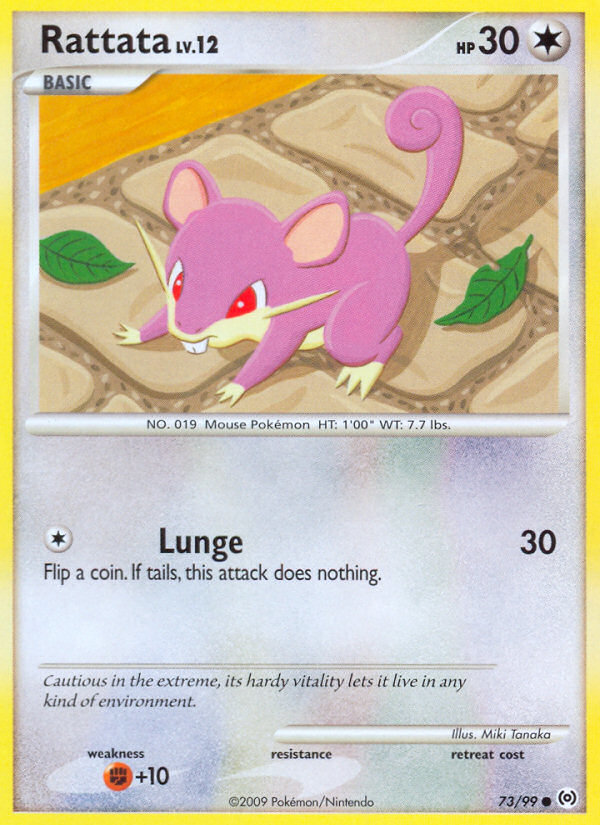 Rattata (73/99) [Platinum: Arceus] | Galactic Gamez