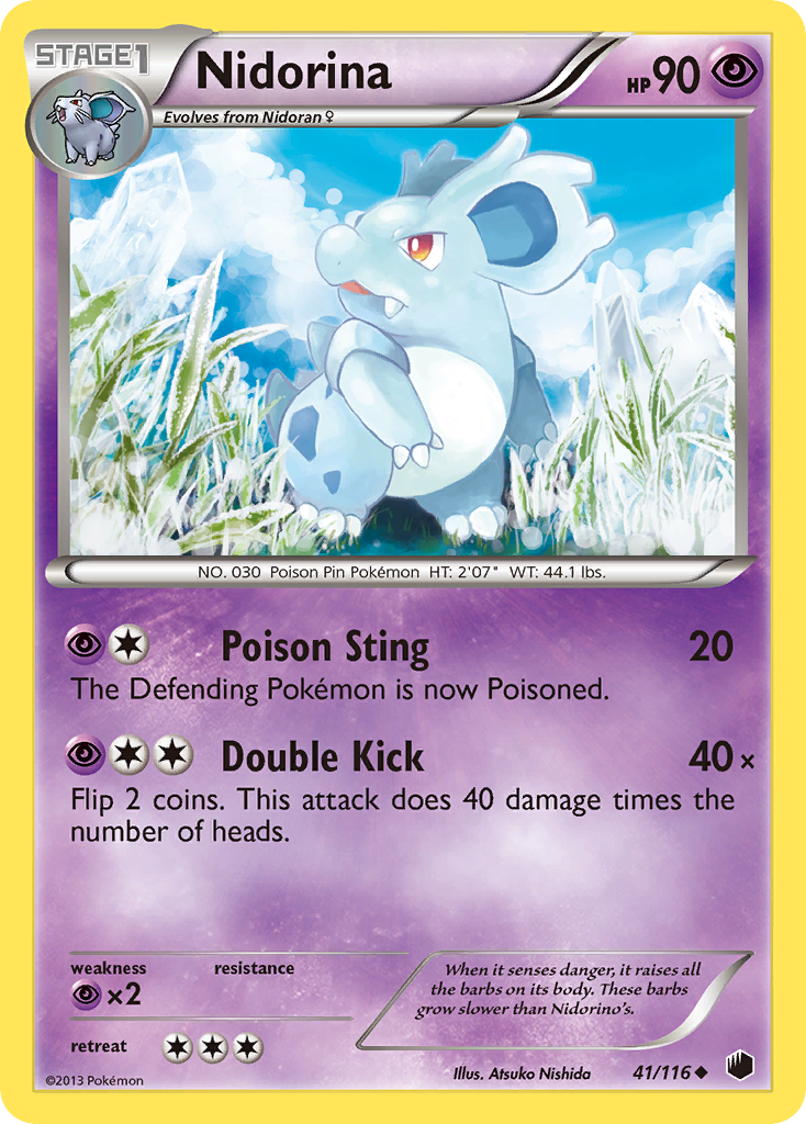 Nidorina (41/116) [Black & White: Plasma Freeze] | Galactic Gamez