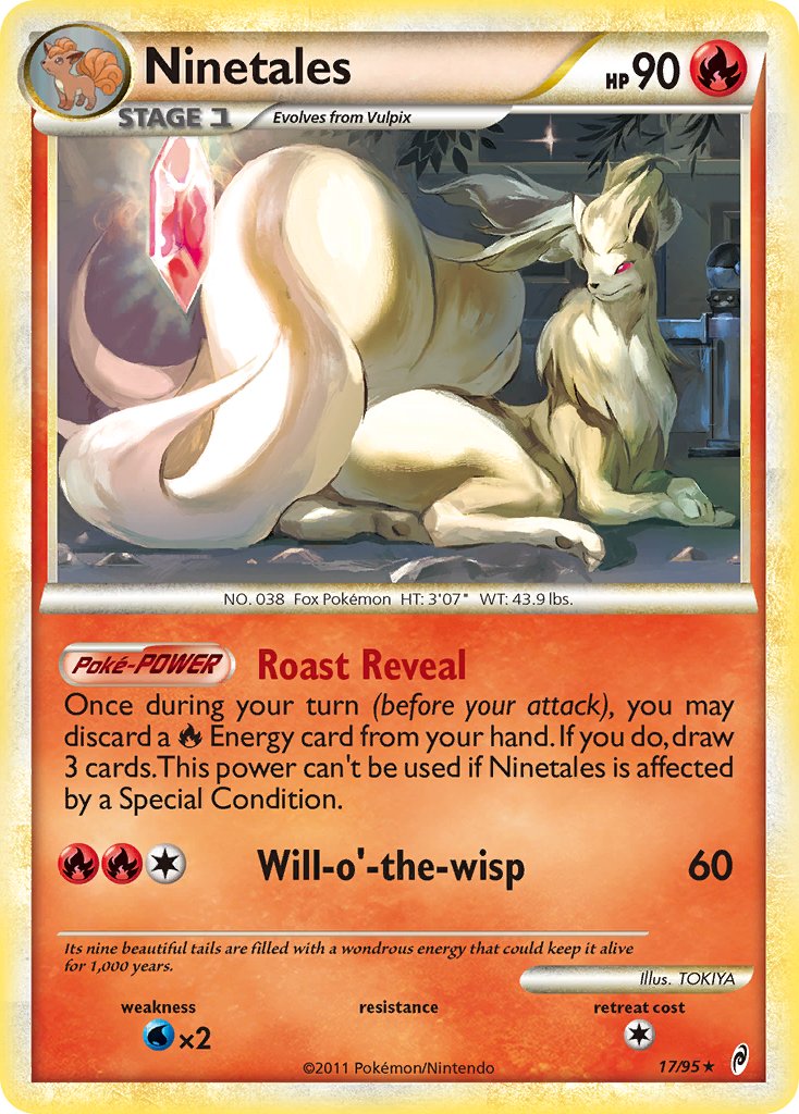 Ninetales (17/95) (Theme Deck Exclusive) [HeartGold & SoulSilver: Call of Legends] | Galactic Gamez