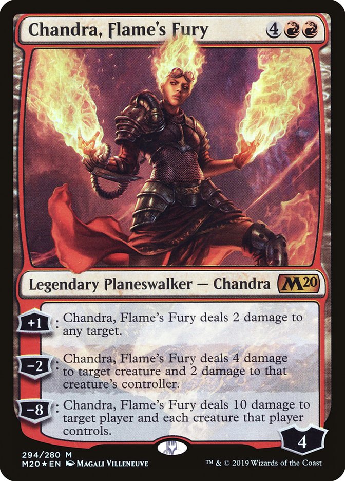 Chandra, Flame's Fury [Core Set 2020] | Galactic Gamez