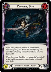 Drowning Dire (Yellow) [EVR111] (Everfest)  1st Edition Rainbow Foil | Galactic Gamez