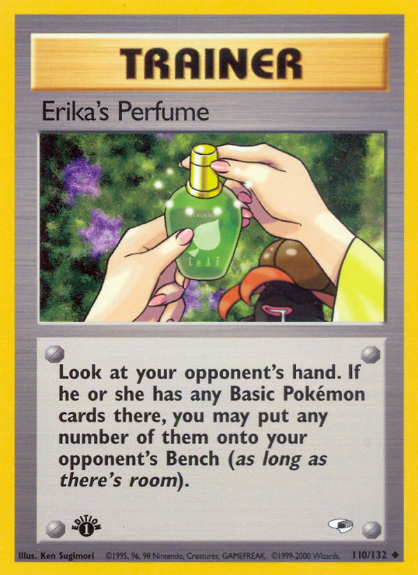 Erika's Perfume (110/132) [Gym Heroes 1st Edition] | Galactic Gamez