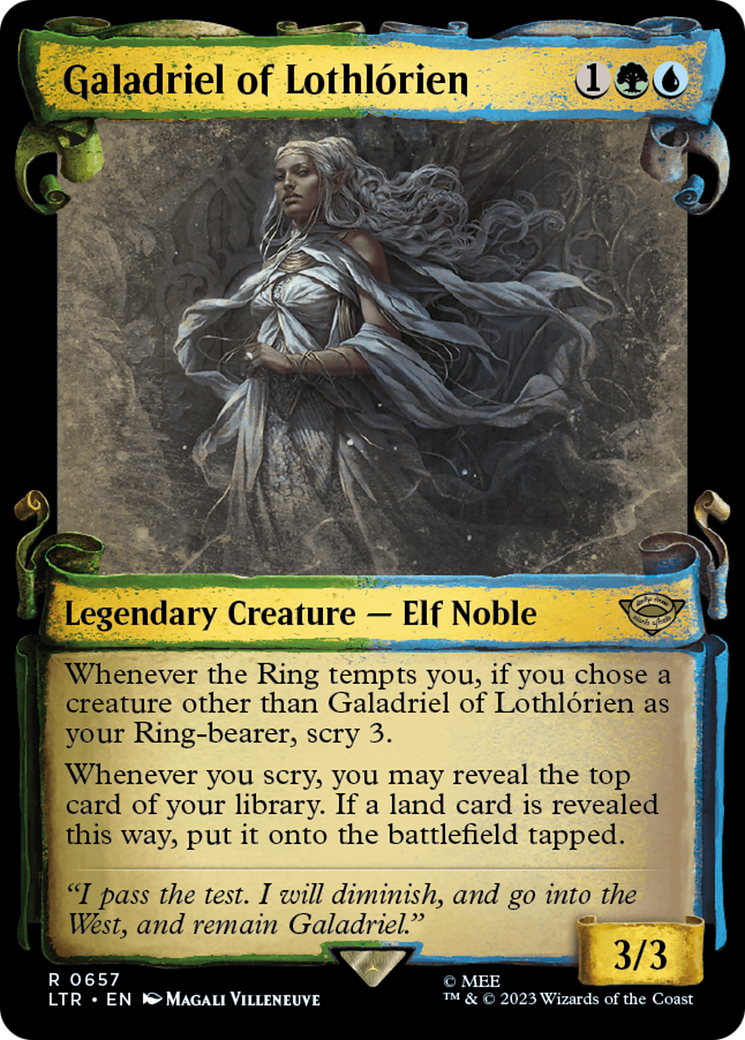 Galadriel of Lothlorien [The Lord of the Rings: Tales of Middle-Earth Showcase Scrolls] | Galactic Gamez