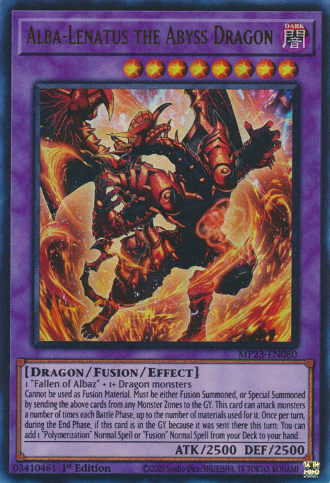 Alba-Lenatus the Abyss Dragon [MP23-EN080] Ultra Rare | Galactic Gamez