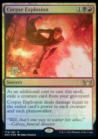 Corpse Explosion [Streets of New Capenna Prerelease Promos] | Galactic Gamez