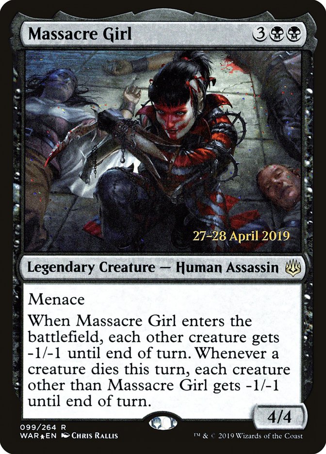 Massacre Girl  [War of the Spark Prerelease Promos] | Galactic Gamez