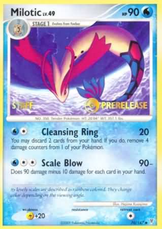 Milotic (70/147) (Staff Prerelease Promo) [Nintendo: Black Star Promos] | Galactic Gamez