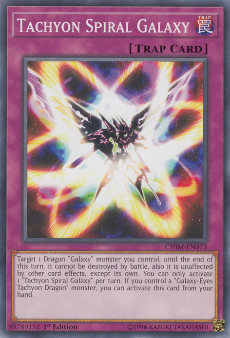 Tachyon Spiral Galaxy [CHIM-EN073] Common | Galactic Gamez