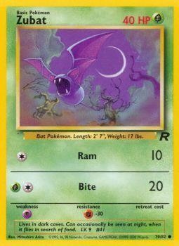 Zubat (70/82) [Team Rocket Unlimited] | Galactic Gamez