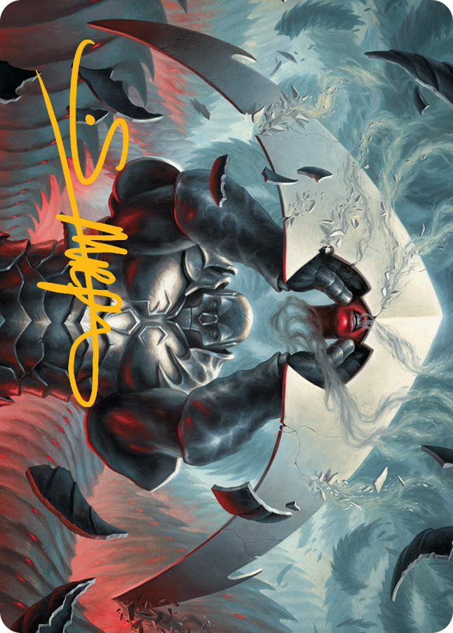 Mirrodin Avenged Art Card (Gold-Stamped Signature) [March of the Machine Art Series] | Galactic Gamez