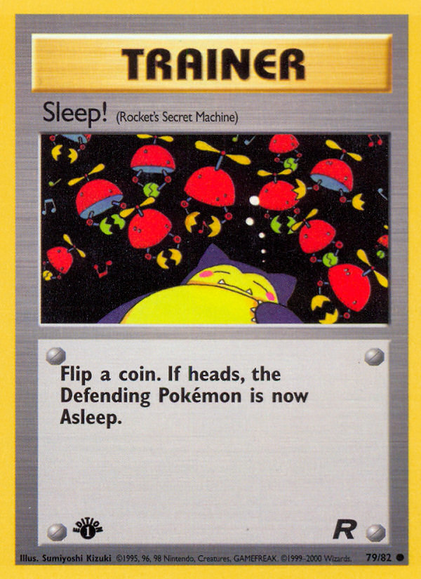 Sleep! (79/82) [Team Rocket 1st Edition] | Galactic Gamez