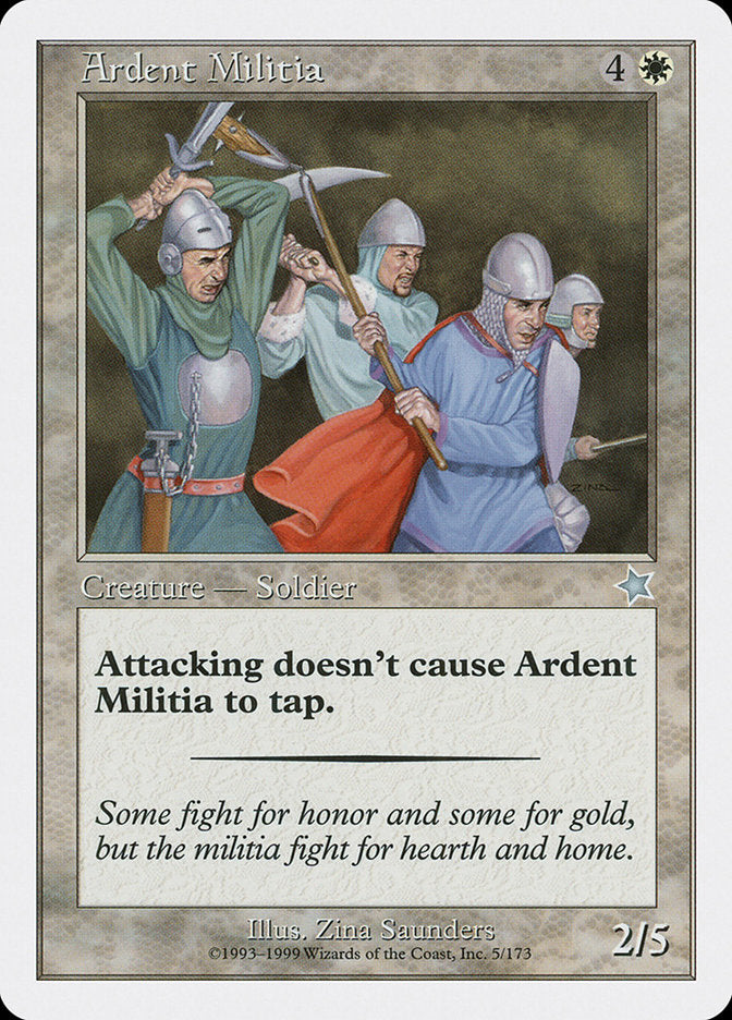 Ardent Militia [Starter 1999] | Galactic Gamez