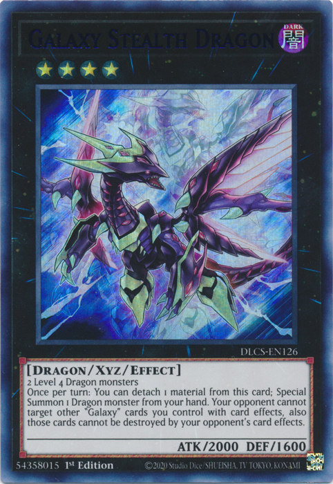 Galaxy Stealth Dragon (Blue) [DLCS-EN126] Ultra Rare | Galactic Gamez